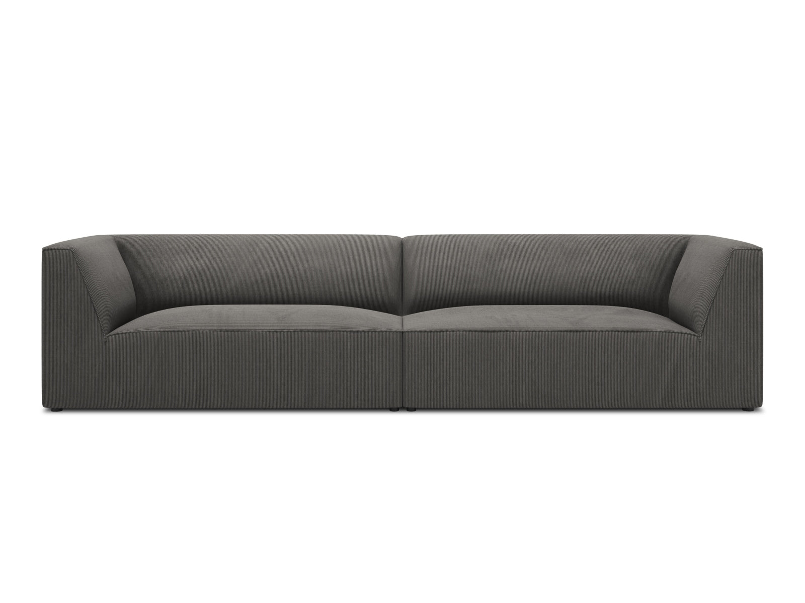 Ruby Sofa, 4 Seats, 302x93 cm — Dark Grey