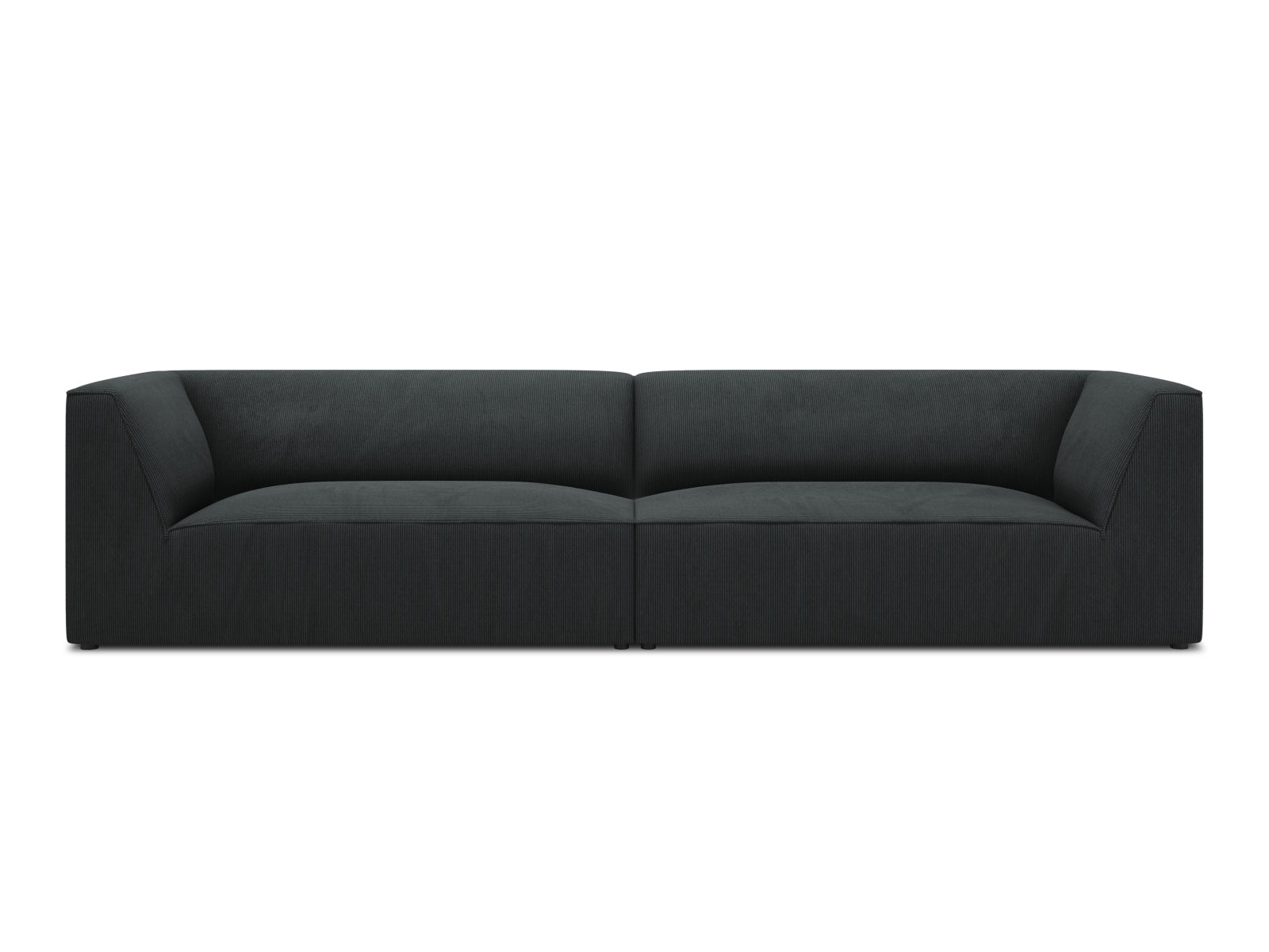 Sofa Cord Schwarz Ruby — Wohnbeispiel
