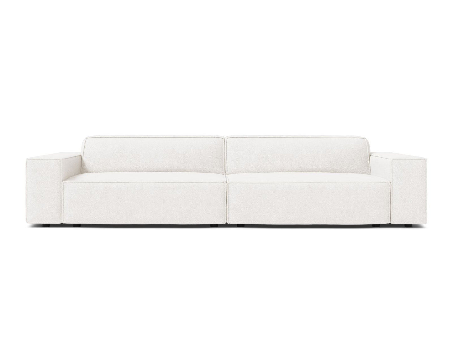 Sofa Bouclé Beige Jodie — White