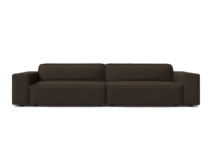Sofa Bouclé Beige Jodie — Brown