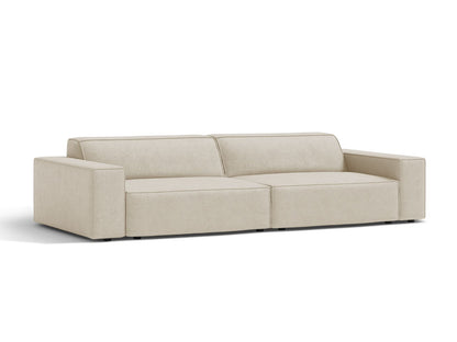 Sofa Bouclé Beige Jodie — Wohnbeispiel