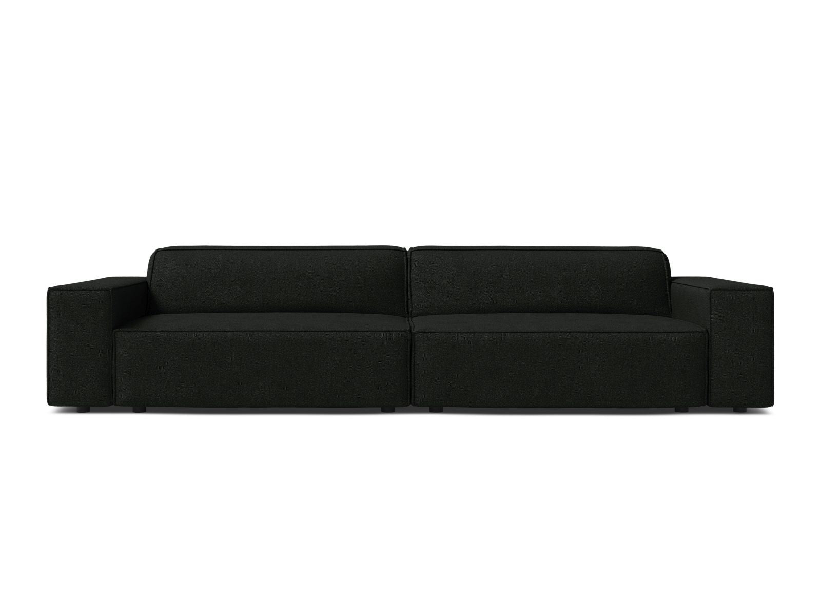 Jodie Modular Sofa, 4 Seats, 244x99 cm — Black
