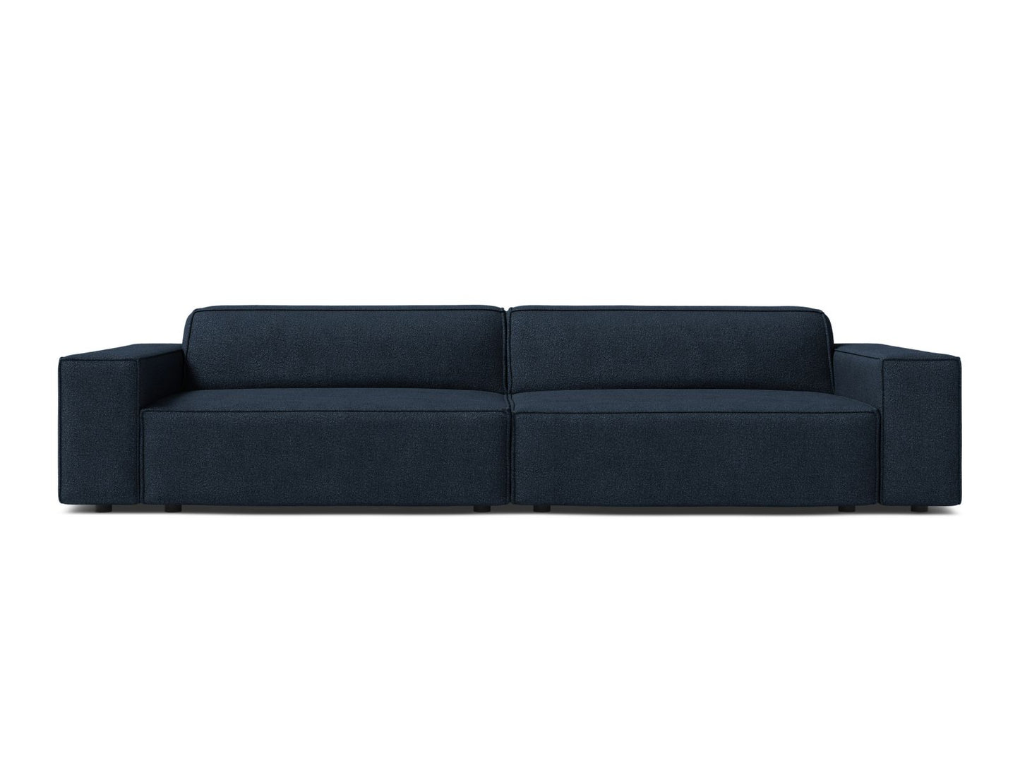 Sofa Bouclé Beige Jodie — Dark Blue