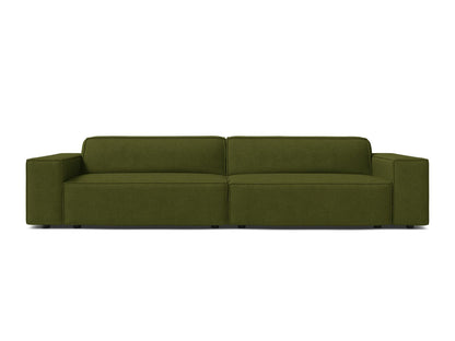 Sofa Bouclé Beige Jodie — Dark Olive Green