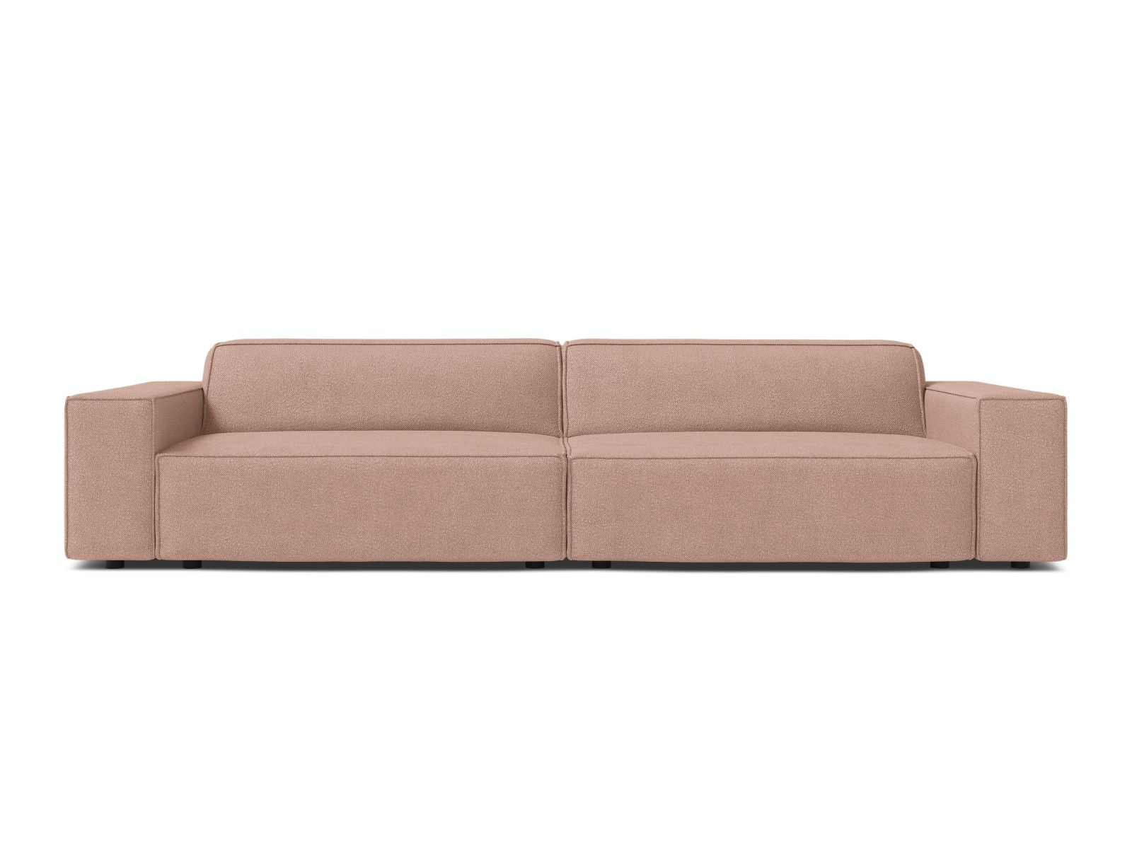 Jodie Modular Sofa, 4 Seats, 244x99 cm — Powder Pink