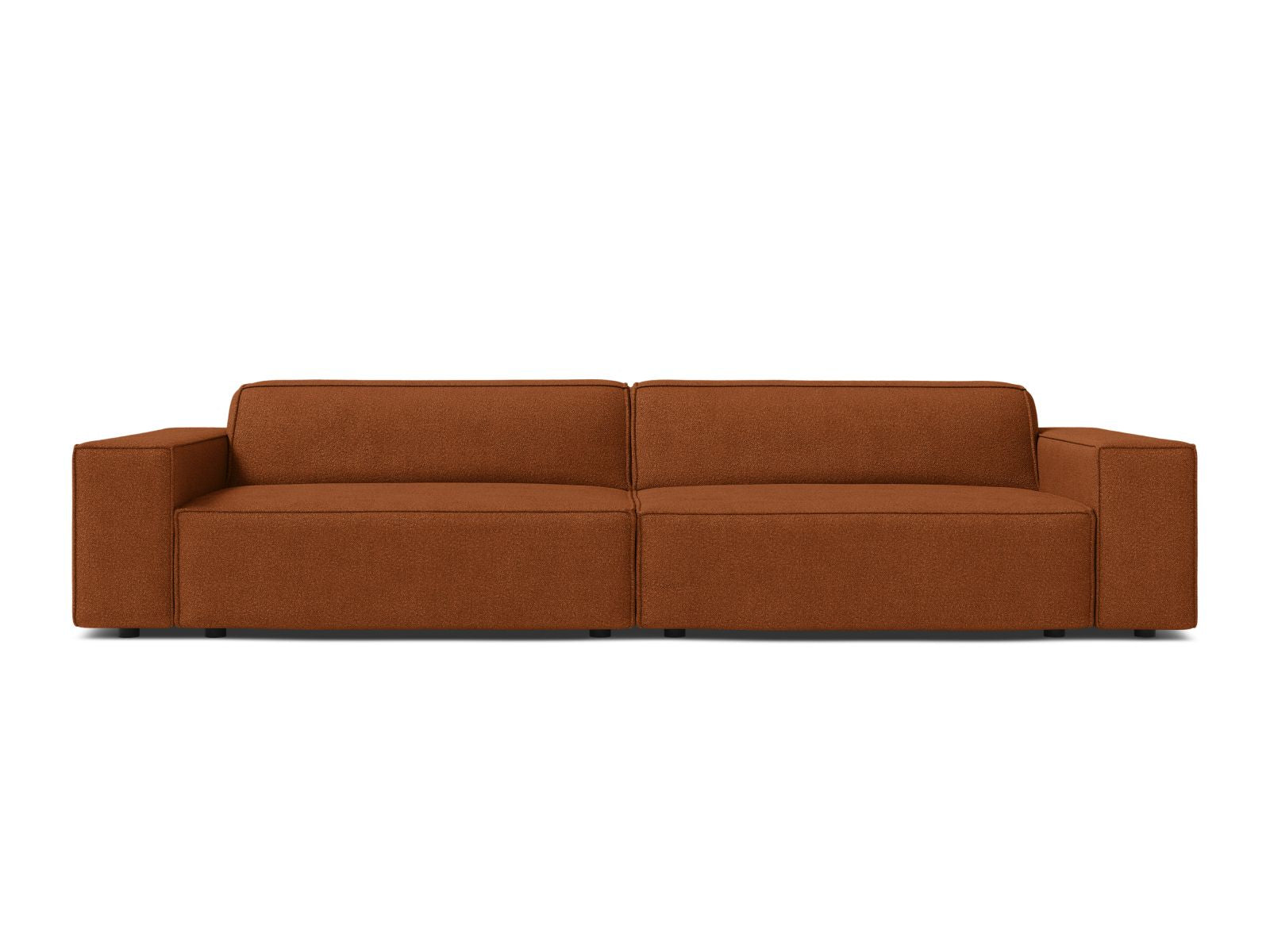 Jodie Modular Sofa, 4 Seats, 244x99 cm — Terracotta