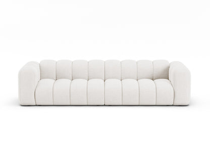 Sofa Bouclé Beige Lupine — White