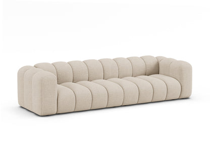 Sofa Bouclé Beige Lupine — Wohnbeispiel