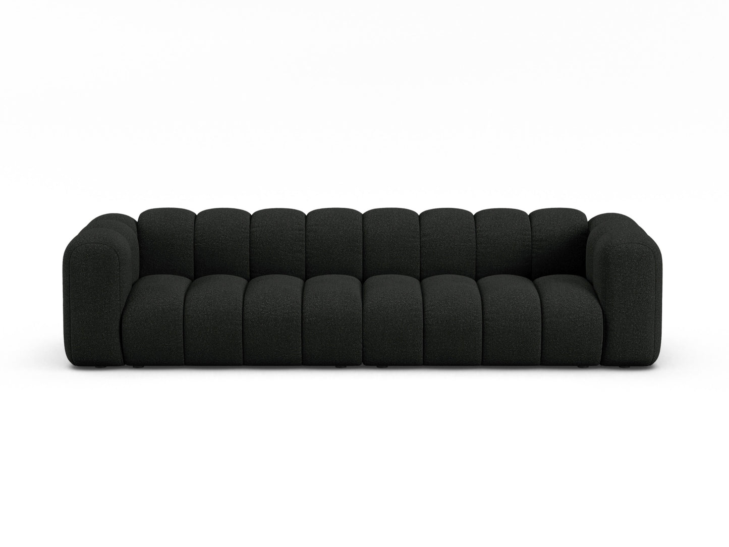 Sofa Bouclé Beige Lupine — Black