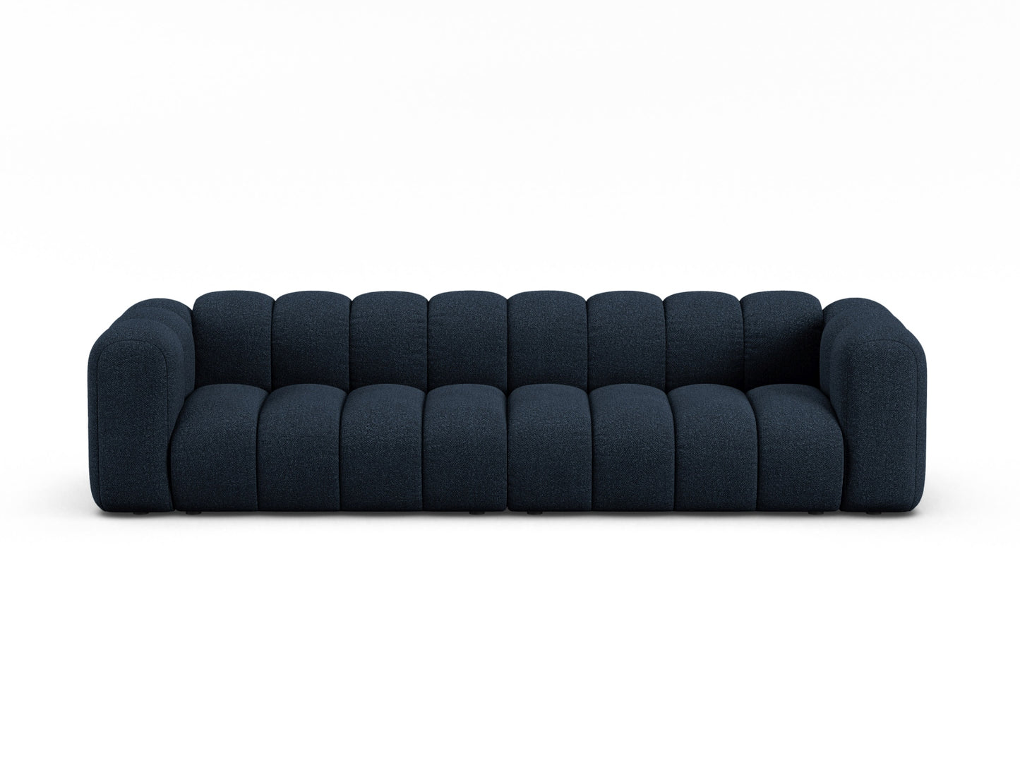Sofa Bouclé Beige Lupine — Dark Blue