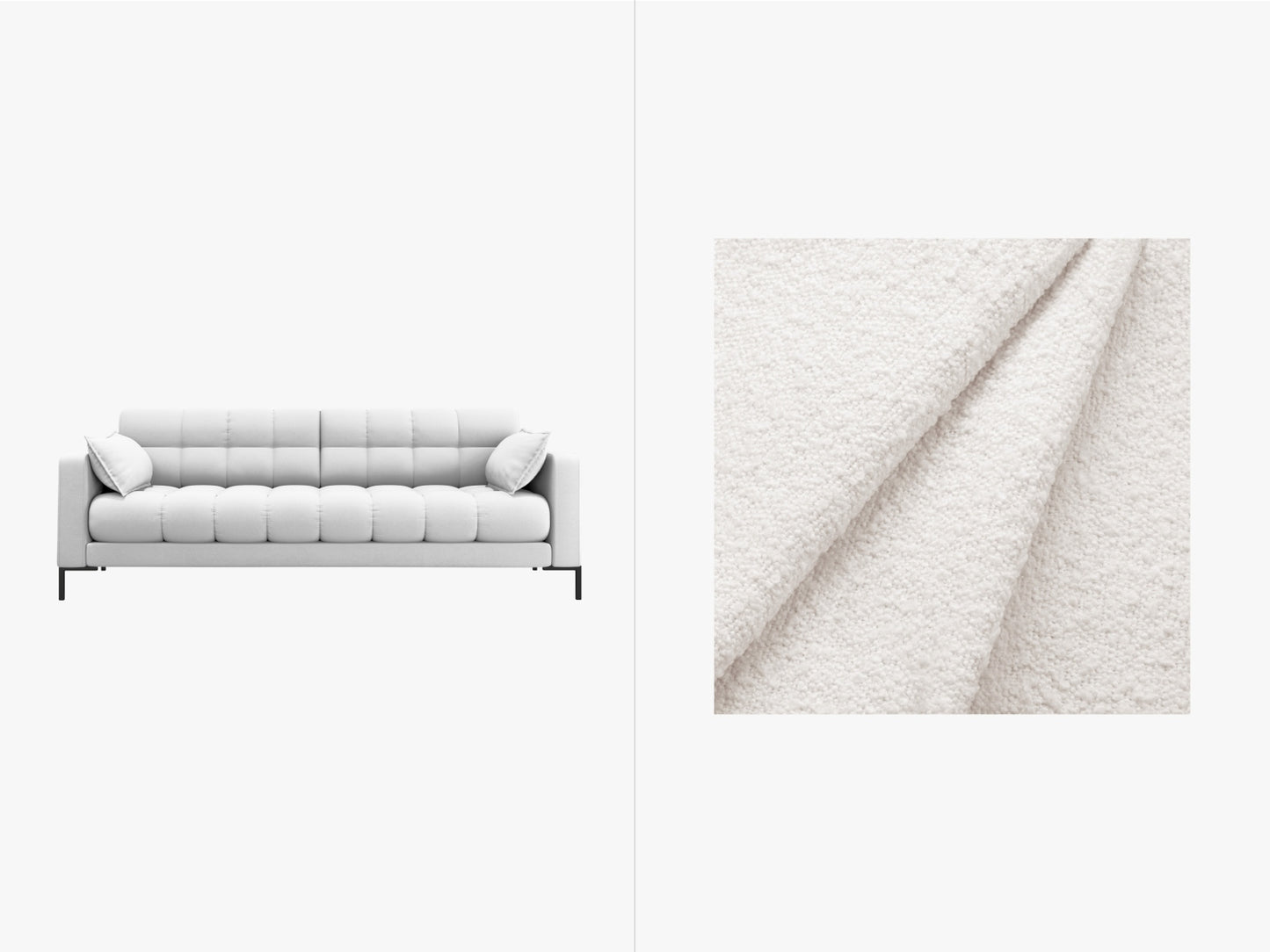 Mamaia Sofa — White / 4 Seats