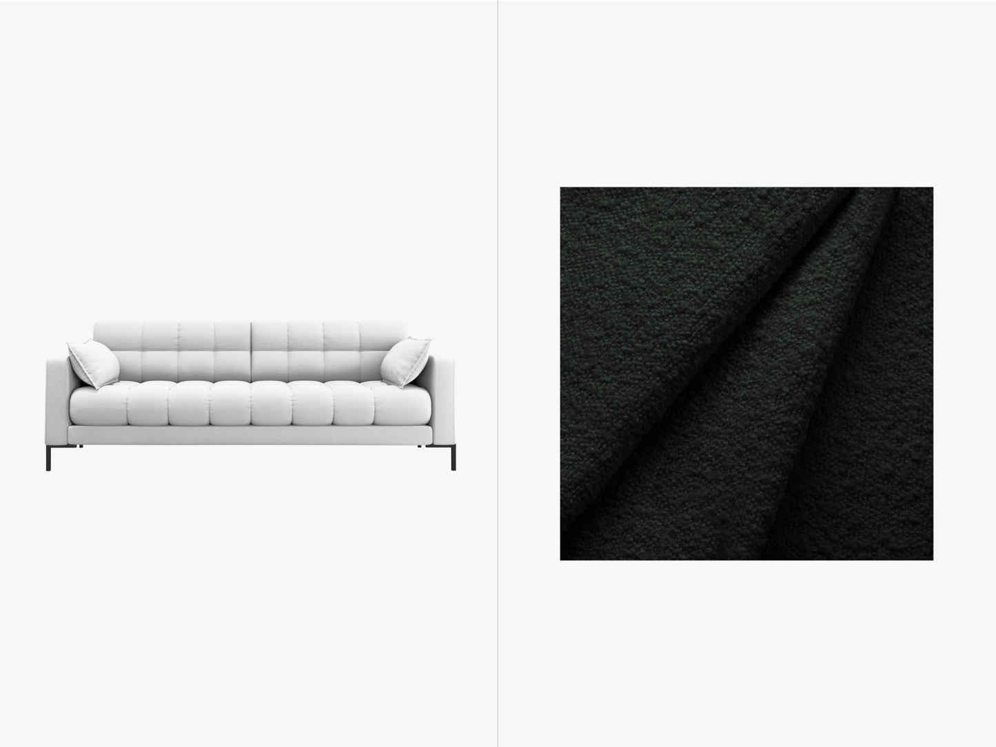 Mamaia Sofa — Black / 4 Seats