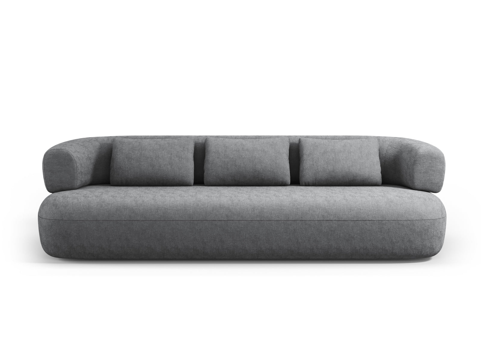 Jenny Sofa, 4 Seats, 226x90 cm — Dark Grey