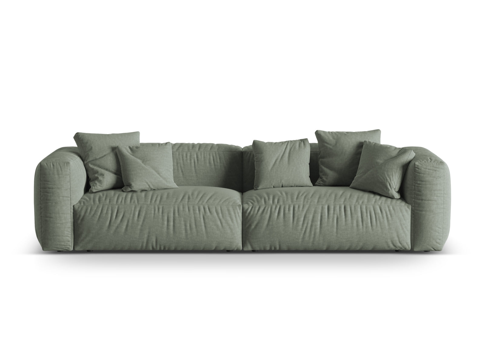 Martina Modular Sofa XL, 4 Seats, 320x106 cm — Moss Green