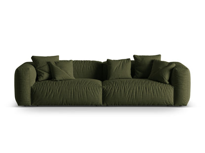 Sofa Strukturstoff Schwarz Martina — Green