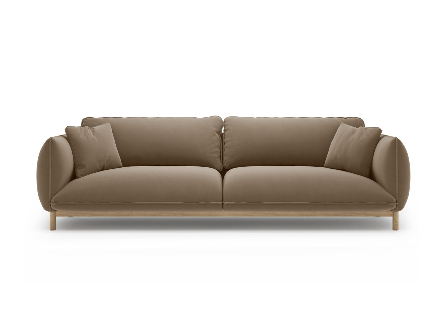 Ada Sofa — Light Brown / 4 Seats