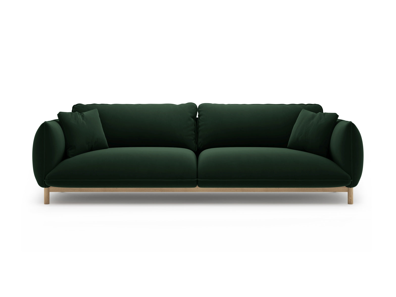 Ada Sofa, 4 Seats, 248x101 cm — Bottle Green