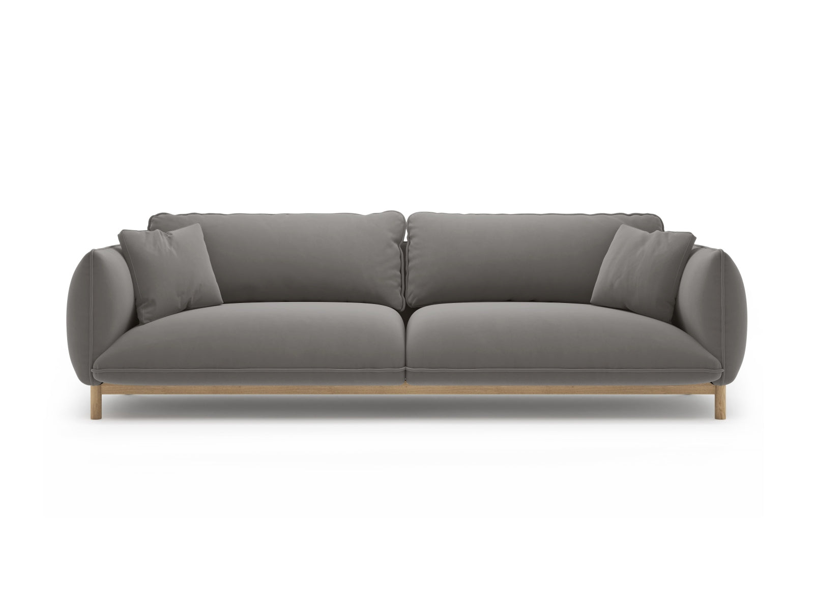 Ada Sofa, 4 Seats, 248x101 cm — Grey