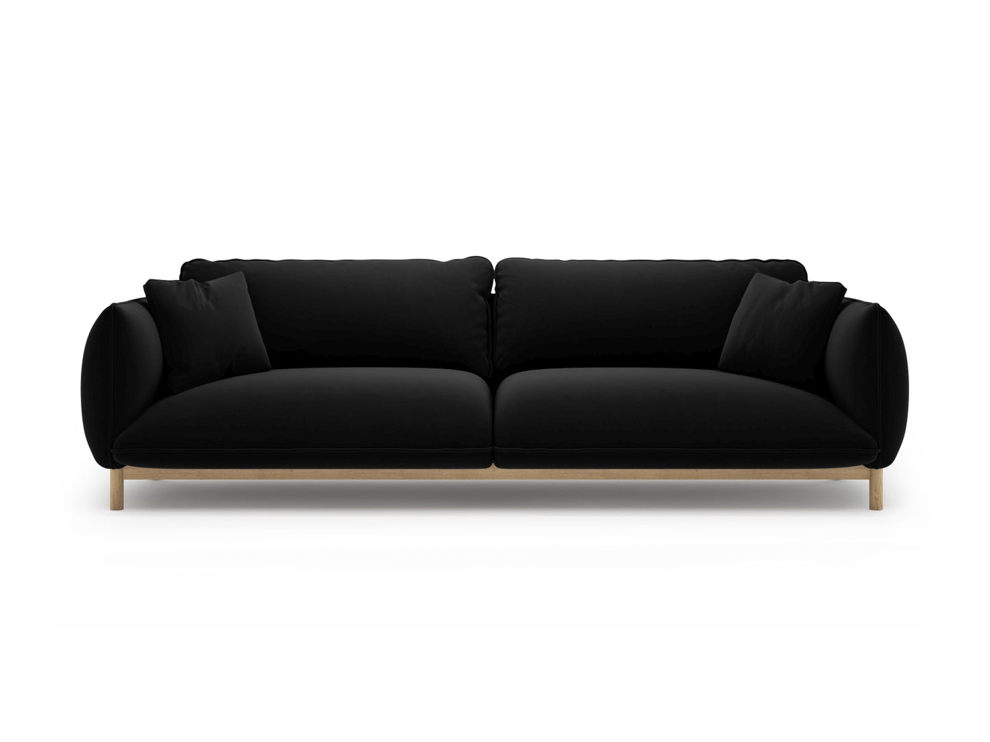 Ada Sofa — Black / 4 Seats