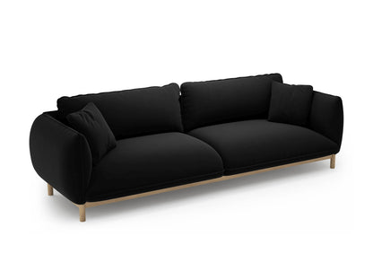 Sofa Samt Schwarz Ada — Ansicht 4