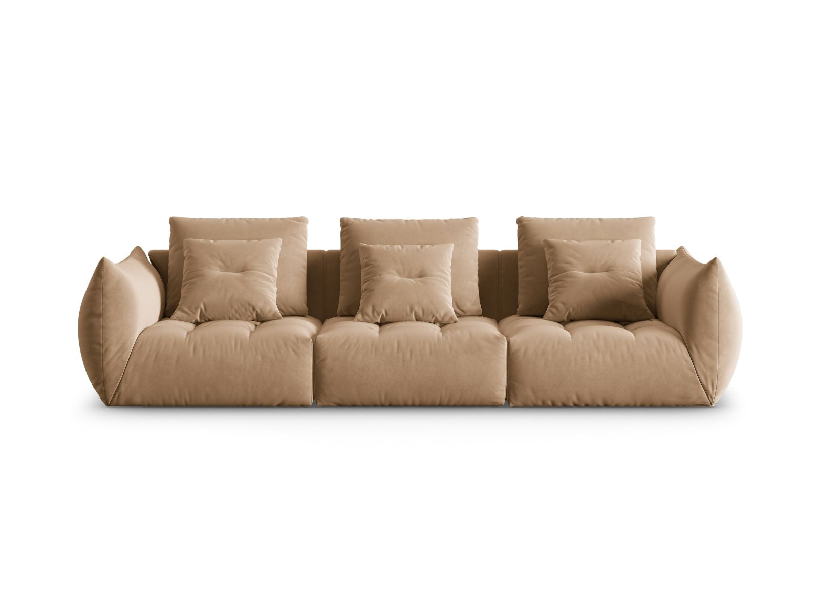 Bloom Modular Sofa, 4 Seats, 327x107 cm — Sand