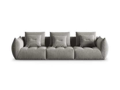 Sofa Samt Grau Bloom — Grey