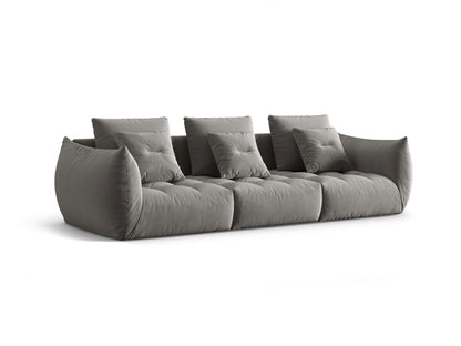 Sofa Samt Grau Bloom — Detailansicht