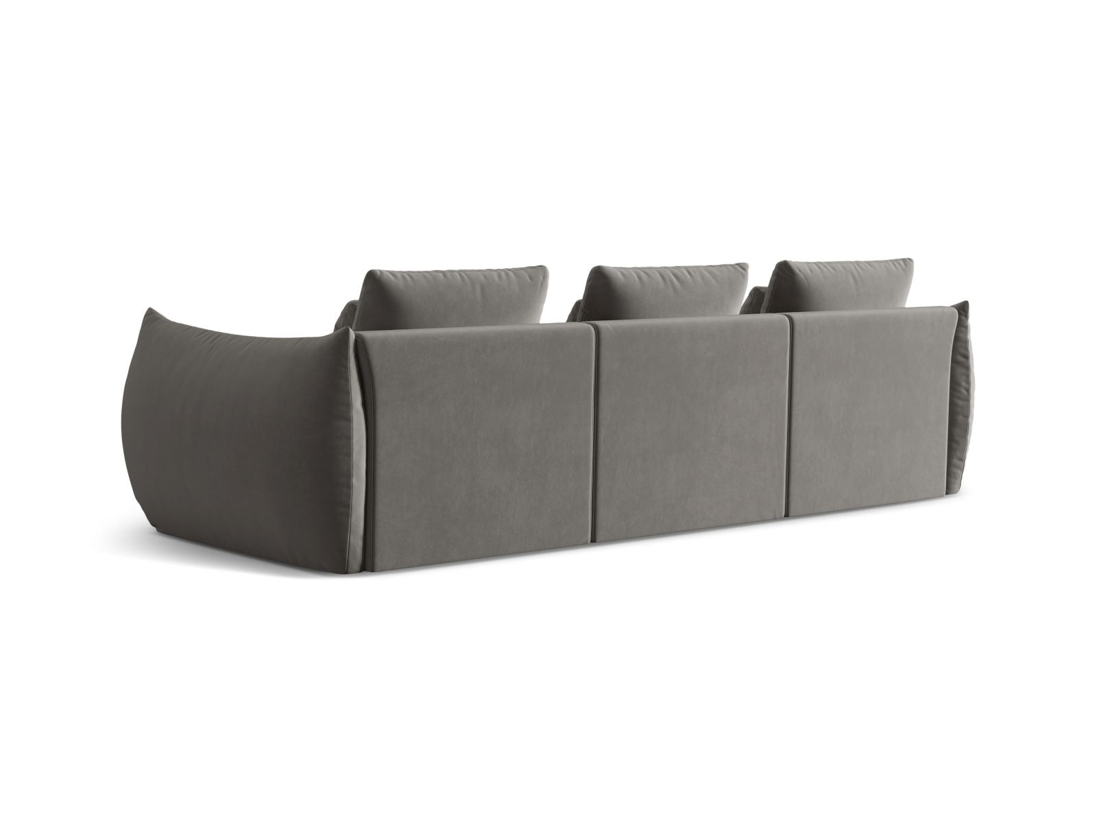 Sofa Samt Grau Bloom — Maße und Details