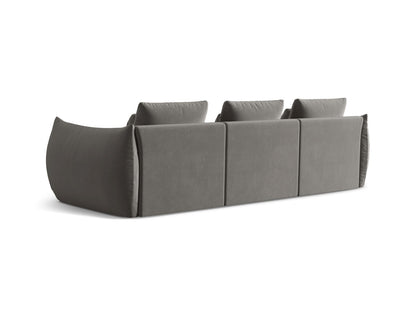 Sofa Samt Grau Bloom — Maße und Details