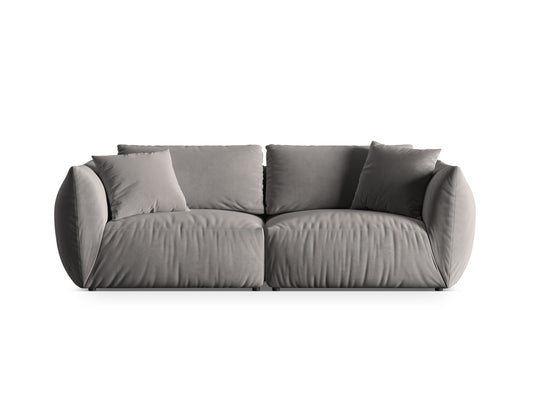 Sofa Samt Grau Chris — Grey