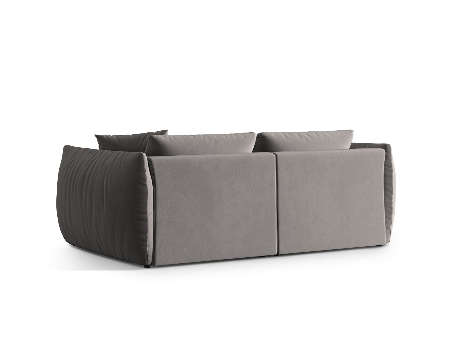 Sofa Samt Grau Chris — Detailansicht