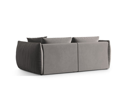 Sofa Samt Grau Chris — Detailansicht