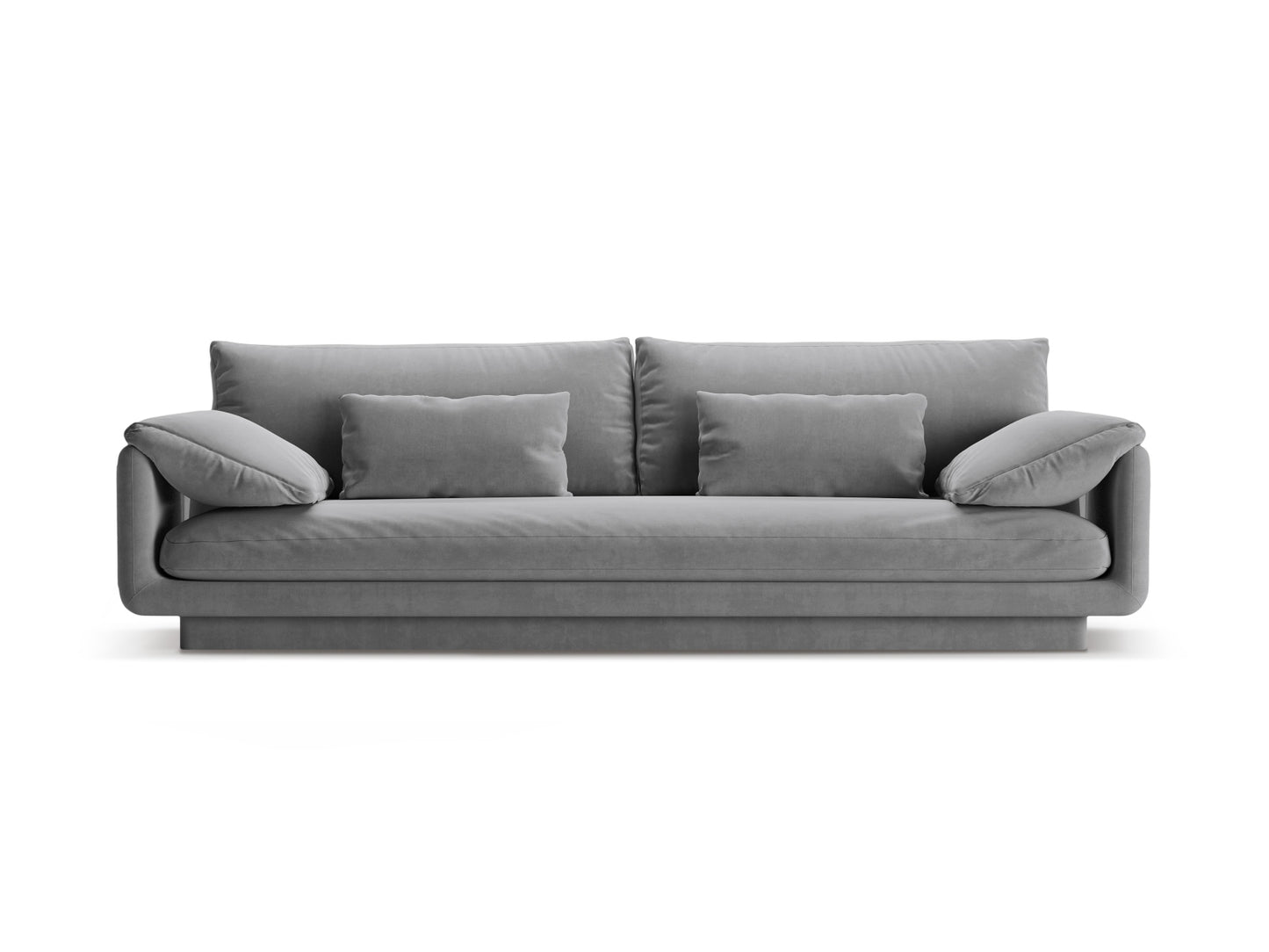 Torino Sofa — Grey / 4 Seats