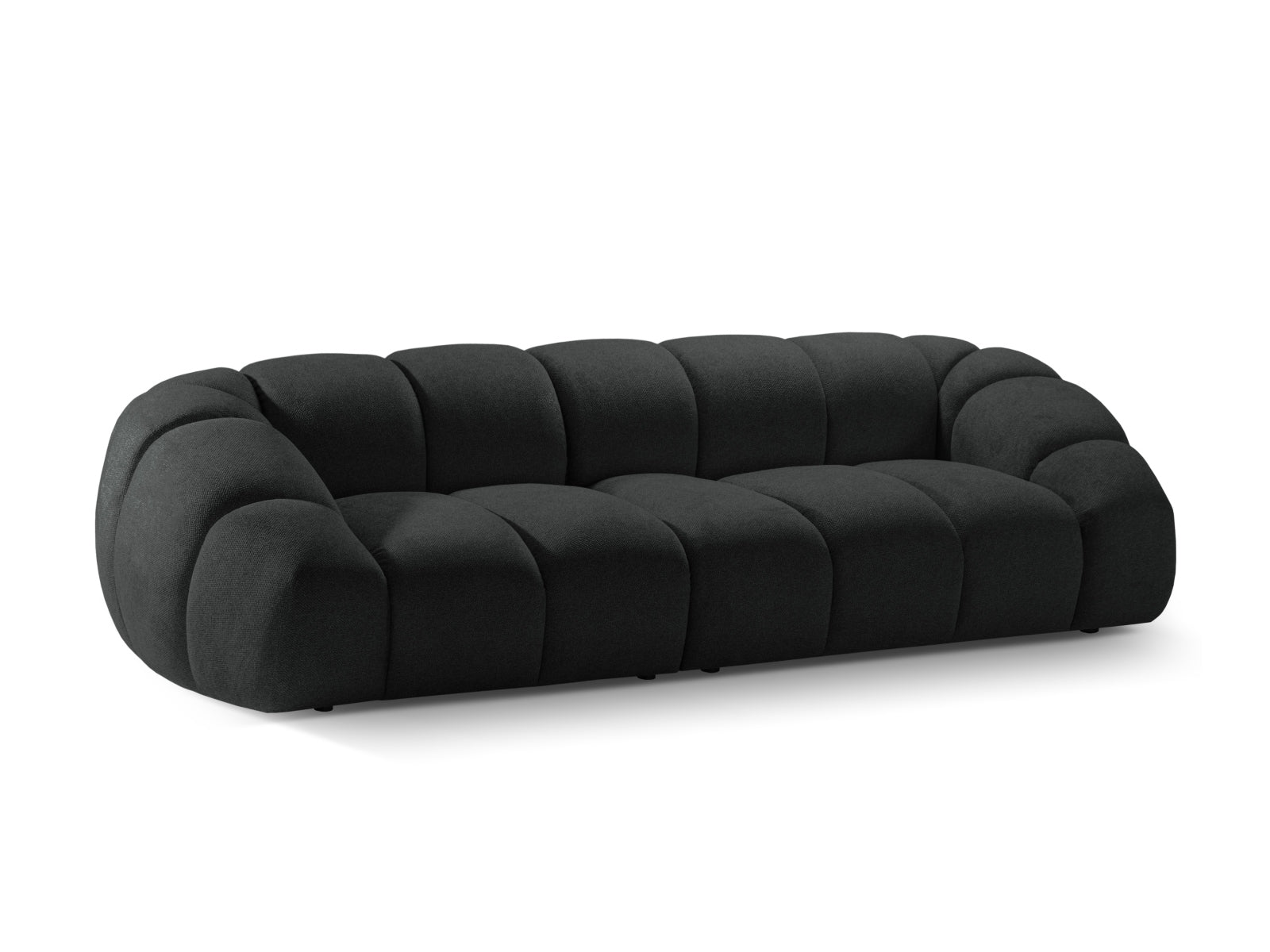 Sofa Strukturstoff Anthrazit Diana — Detailansicht