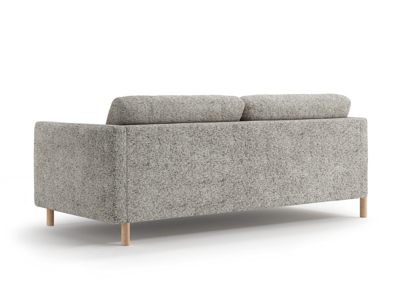 Sofa Strukturstoff Beige Melange Eden — Detailansicht