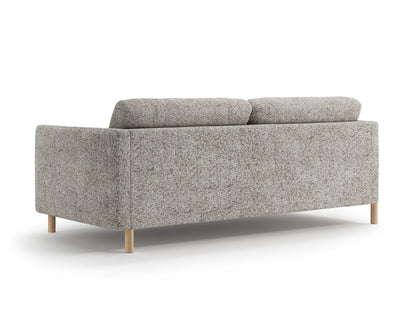 Sofa Strukturstoff Beige Melange Eden — Detailansicht