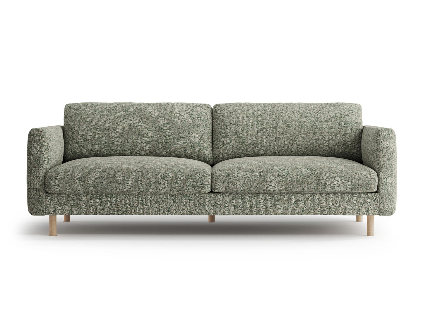 Eden Sofa — Moss Green Melange / 4 Seats
