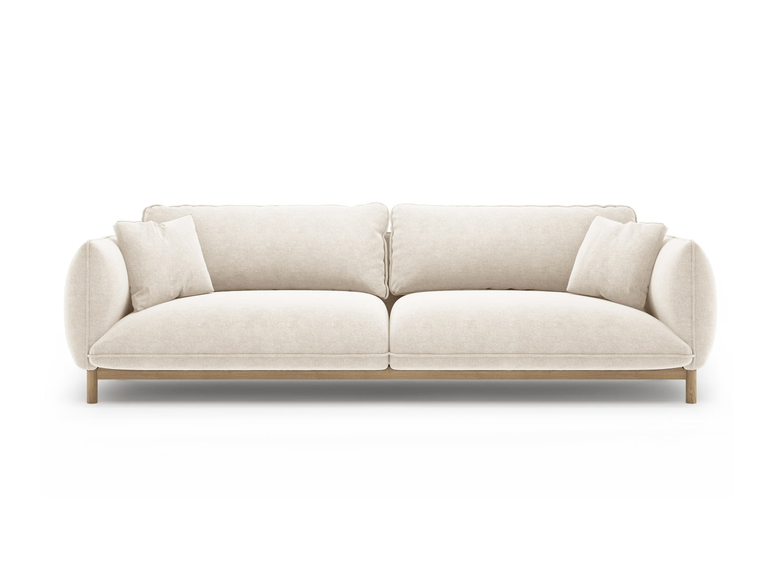 Ada Sofa, 4 Seats, 248x101 cm — Ivory