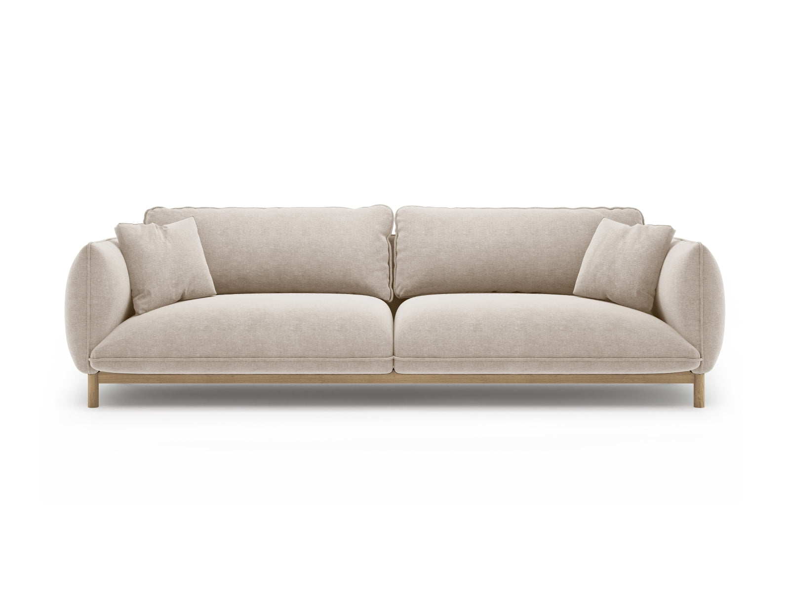 Ada Sofa, 4 Seats, 248x101 cm — Light Beige