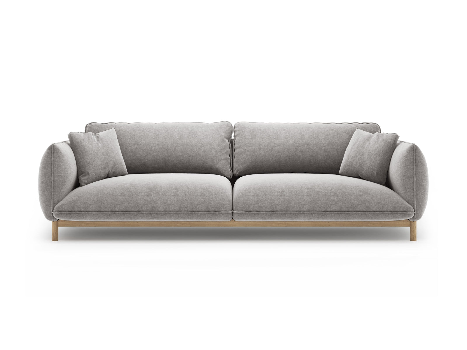Ada Sofa, 4 Seats, 248x101 cm — Light Grey