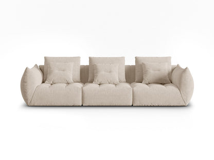 Sofa Strukturstoff Auburn Bloom — Light Beige