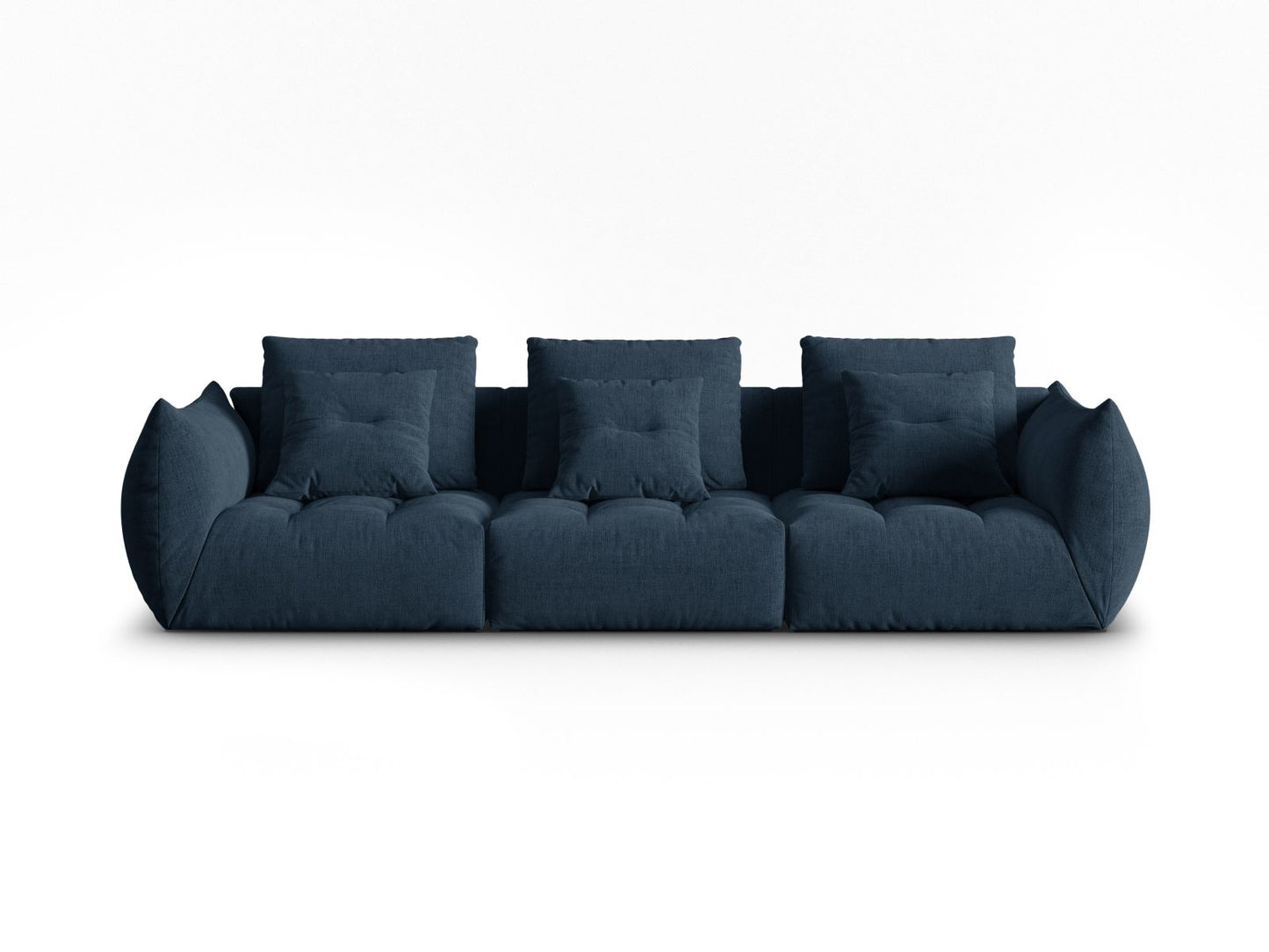 Sofa Strukturstoff Auburn Bloom — Navy Blue