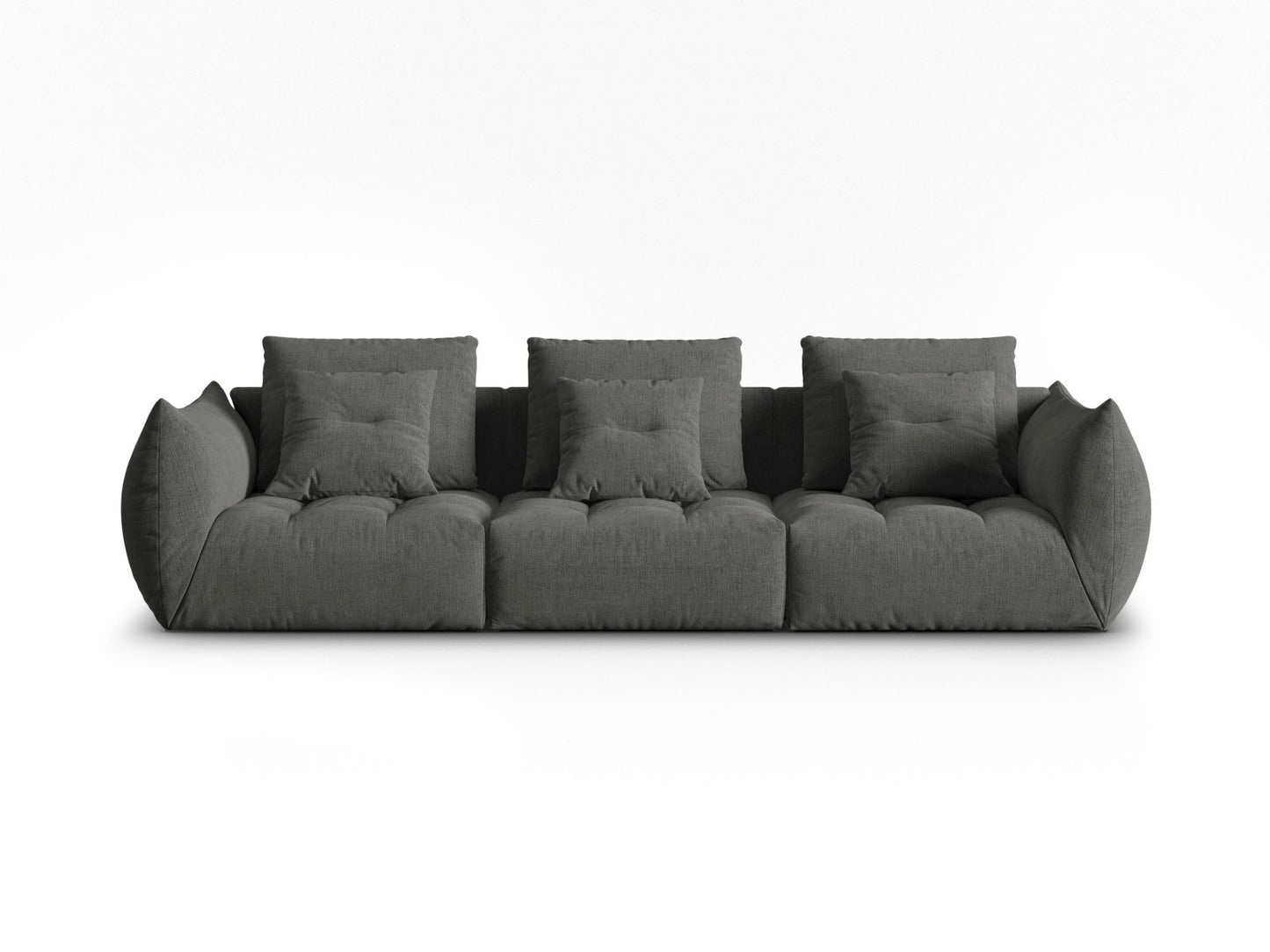 Sofa Strukturstoff Auburn Bloom — Dark Grey