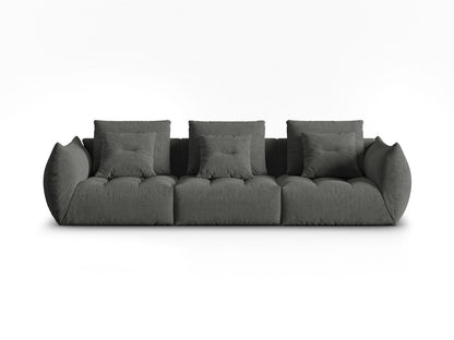 Sofa Strukturstoff Auburn Bloom — Dark Grey
