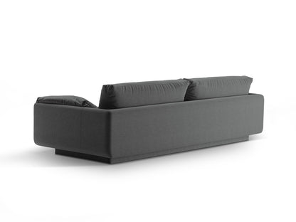 Sofa Strukturstoff Dunkelgrau Torino — Detailansicht