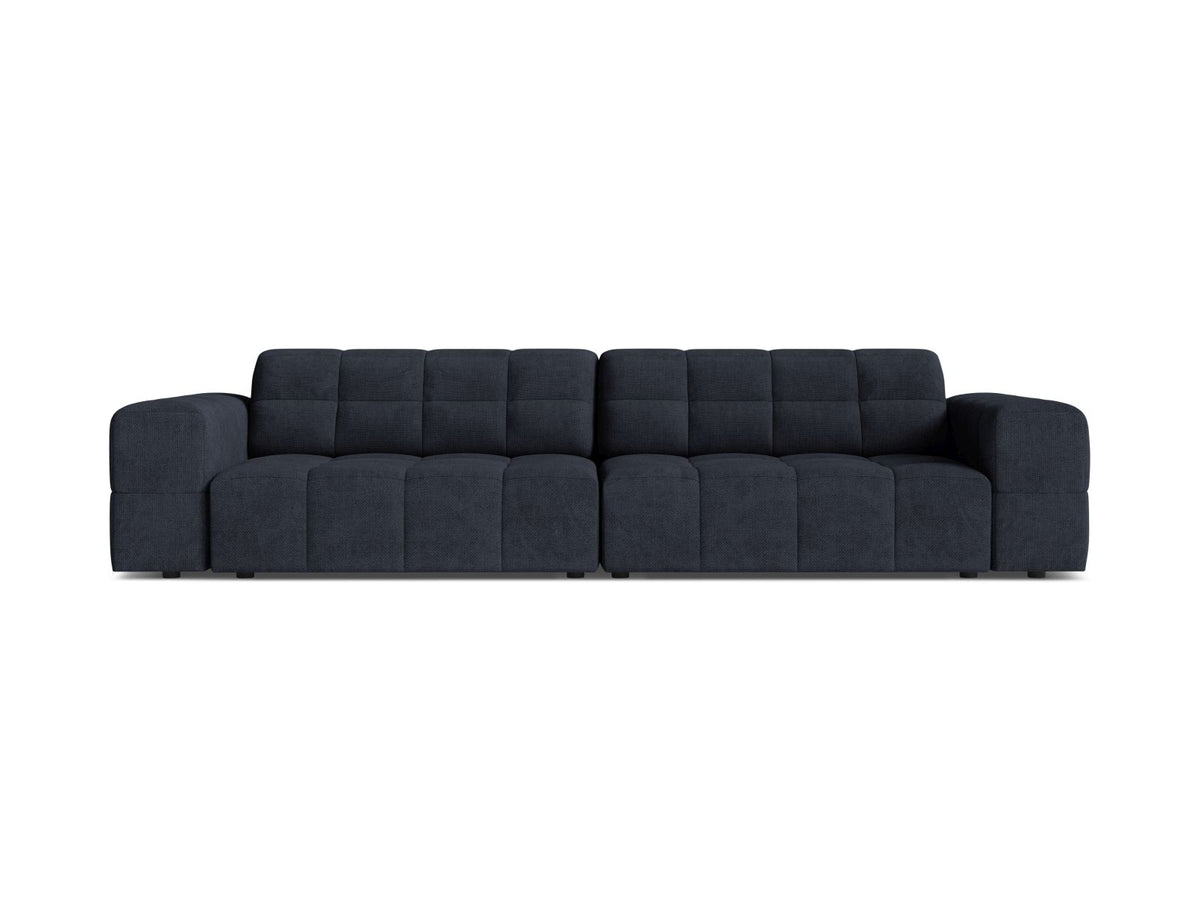 Jennifer Sofa, 4 Seats, 252x102 cm — Navy Blue