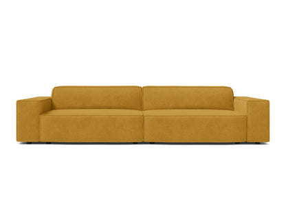 Sofa Strukturstoff Beige Jodie — Yellow