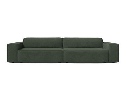 Sofa Strukturstoff Beige Jodie — Moss Green