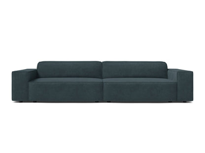 Sofa Strukturstoff Beige Jodie — Deep Petrol