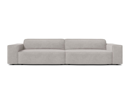 Sofa Strukturstoff Beige Jodie — Light Grey
